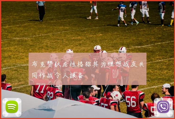 布克赞狄龙性格称其为理想战友共同作战令人振奋